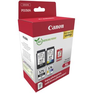 Canon - Cartuccia Ink PG-575XL /CL-576XL - con Confezione Fogli - 5437C006 - immagine 1