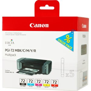 Canon - Cartucce ink - K OP/C/M/Y/R - 6402B009 - immagine 1