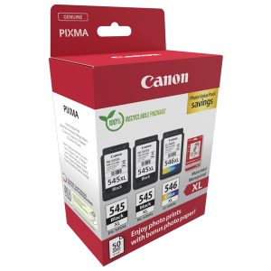 Canon - Cartuccia Ink PG-545XLx2/CL-546XL - con Confezione Fogli - 8286B015 - immagine 1