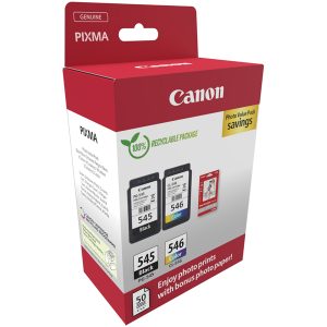 Canon - Cartuccia Ink PG-545/CL-546 - con Confezione Fogli - 8287B008 - immagine 1