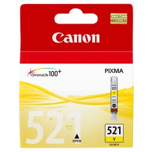 Canon - Cartuccia ink - Giallo - 2936B001 - CLI521 Y - 510 pag - immagine 1