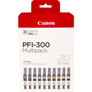Canon - Cartuccia PFI-300 Multipack - 4192C008 - 14,4 ml - immagine 1