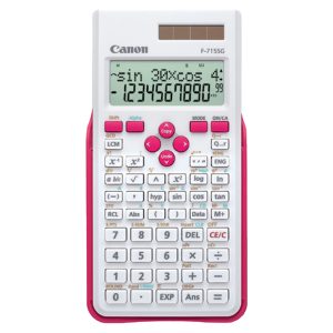 Canon - Calcolatrice F-715SG-WHM - Bianco/Fucsia - 5730B002 - immagine 1
