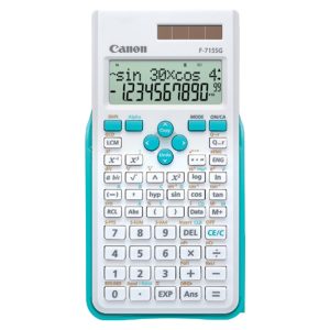Canon - Calcolatrice F-715SG-WHB - Bianco/Blu - 5730B003 - immagine 1