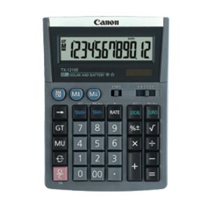 Canon - Calcolatrice TX-1210E - Grigio - 4100A014 - immagine 1