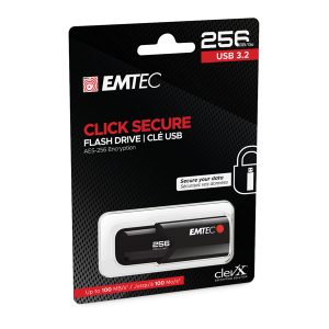Emtec - Memoria USB B120 Click&Secure - ECMMD256GB123 - 256 GB - immagine 1