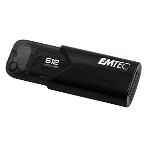 Emtec - Memoria USB B110 USB 3.2 Click&Easy - nero - ECMMD512GB113 - 512 GB - immagine 1