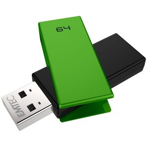 Emtec - Usb 2.0 - C350 - 64 GB - Verde - immagine 1