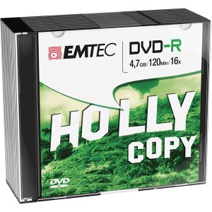 Emtec - DVD-R - registrabile - ECOVR471016SL - 4,7GB - conf. 10 pz - immagine 1