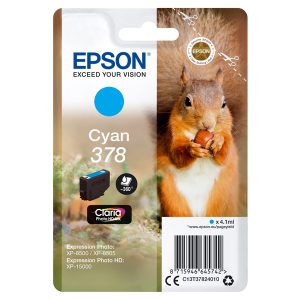 Epson - Cartuccia ink - 378 - Ciano - C13T37824010 - 360 pag - immagine 1