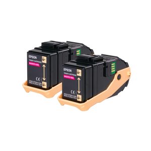 Epson - Toner Confezione doppia - Magenta - S050607 - C13S050607   - 15.000 pag - immagine 1