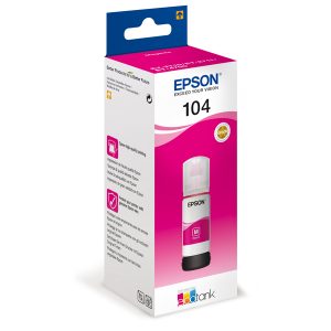 Epson - Tanica - 104 - Magenta - C13T00P340  - 65ml - immagine 1