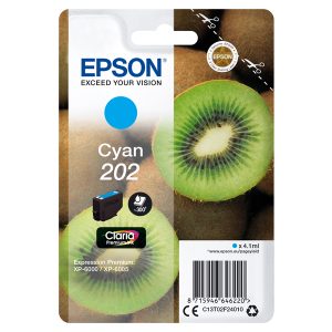 Epson - Cartuccia ink - 202 - Ciano - C13T02F24010 - 4,1ml - immagine 1