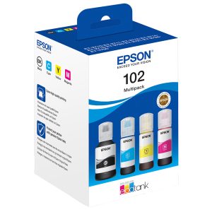 Epson - ECOTANK 102 MULTIPACK - BK/C/M/G - C13T03R640 - immagine 1