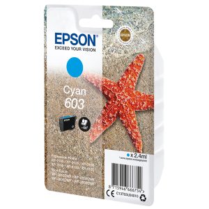Epson - Cartuccia ink - 603 - Ciano - C13T03U24010 - 130 pag - immagine 1