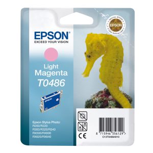 Epson - Cartuccia ink - Magenta chiaro - T0486 - C13T04864010 - 13ml - immagine 1