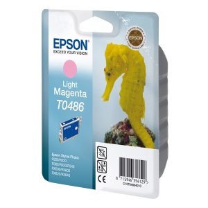 Epson - Cartuccia ink - Magenta chiaro - T0486 - C13T04864010 - 13ml - immagine 2