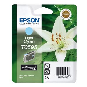 Epson - Cartuccia ink - Ciano chiaro - T0595 - C13T05954010 - 13ml - immagine 1