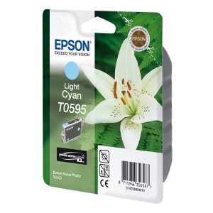 Epson - Cartuccia ink - Ciano chiaro - T0595 - C13T05954010 - 13ml - immagine 2