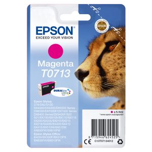 Epson - Cartuccia ink - Magenta - T0713 - C13T07134012 - 5,5ml - immagine 1