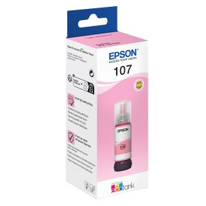 Epson - Cartuccia EcoTank 107 - Magenta Chiaro - C13T09B640 - immagine 1