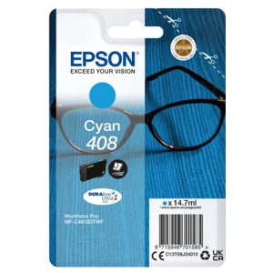Epson - Cartuccia DuraBrite Ultra 408 - Ciano -  C13T09J24010 - immagine 1