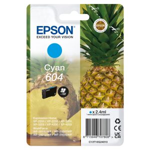 Epson - Cartuccia - Ciano - 604 - C13T10G24010 - 2,4 ml - immagine 1