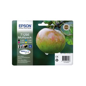 Epson - Multipack Cartuccia ink - C/M/Y/K - T1295 - C13T12954012 - C/M/Y 11,2ml - K 7ml - immagine 1