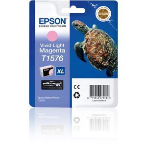 Epson - Cartuccia ink - Magenta chiaro - T1576 - C13T15764010 - 25,9ml - immagine 1