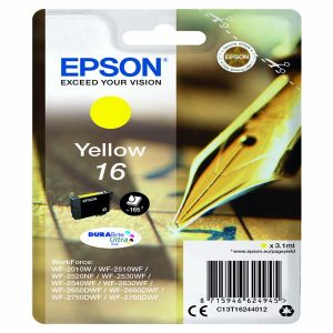 Epson - Cartuccia ink - 16 - Giallo - C13T16244012 - 3,1ml - immagine 1