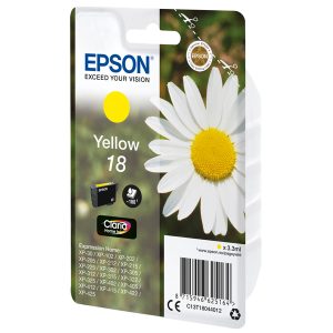 Epson - Cartuccia ink - 18 - Giallo - C13T18044012 - 3,3ml - immagine 1