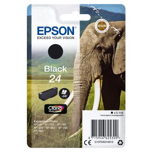 Epson - Cartuccia ink - 24 - Nero - C13T24214012 - 5,1ml - immagine 1