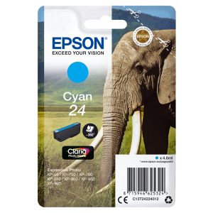 Epson - Cartuccia ink - 24 - Ciano - C13T24224012 - 4,6ml - immagine 1
