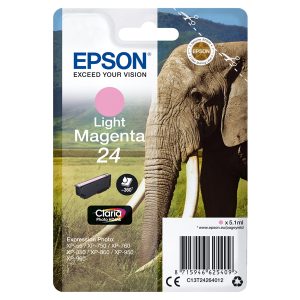 Epson - Cartuccia ink - 24 - Magenta chiaro - C13T24264012 - 5,1ml - immagine 1