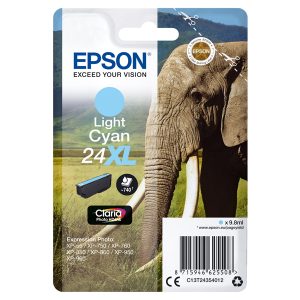 Epson - Cartuccia ink - 24XL - Ciano chiaro - C13T24354012 - 9,8ml - immagine 1