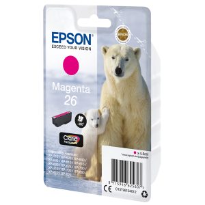 Epson - Cartuccia ink - 26 - Magenta - C13T26134012  - 4,5ml - immagine 1