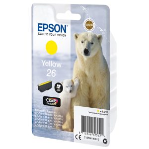 Epson - Cartuccia ink - 26 - Giallo - C13T26144012  - 4,5ml - immagine 1