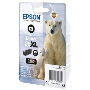 Epson - Cartuccia ink - 26XL - Nero Photo - C13T26314012 - 8,7ml - immagine 1