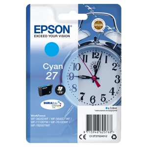 Epson - Cartuccia ink - 27 - Ciano - C13T27024012 - 3,6ml - immagine 1