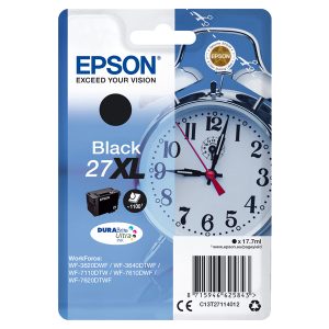 Epson - Cartuccia ink - 27XL - Nero - C13T27114012 - 17,7ml - immagine 1