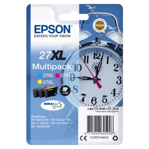 Epson - Confezione Cartuccia ink - 27XL - C/M/Y - C13T27154022 - 10,4ml cad - immagine 1