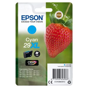Epson - Cartuccia ink - 29XL - Ciano - C13T29924012 - 6,4ml - immagine 1