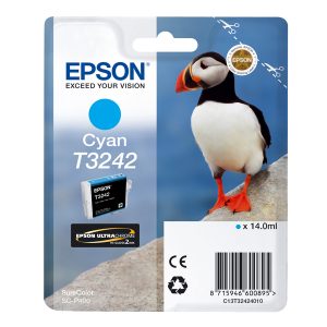 Epson - Cartuccia ink - Ciano - T3242 - C13T32424010 - 14ml - immagine 1