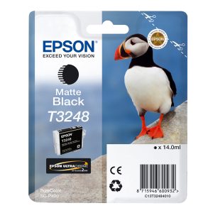 Epson - Cartuccia ink - Nero opaca - T3248 - C13T32484010 - 14ml - immagine 1