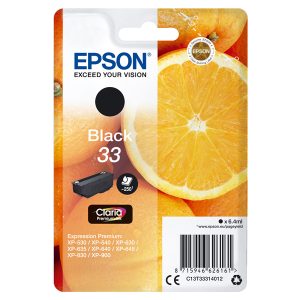 Epson - Cartuccia ink - 33 - Nero - C13T33314012 - 6,4ml - immagine 1