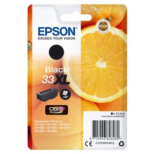 Epson - Cartuccia ink - 33XL - Nero - C13T33514012 - 12,2ml - immagine 1