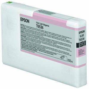 Epson - Tanica - vivid Magenta chiaro - T6536 - C13T653600 - 200ml - immagine 1