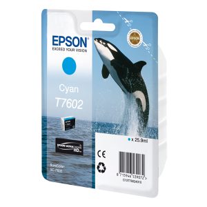 Epson - Cartuccia ink - Ciano - T7602 - C13T76024010 - 25,9ml - immagine 2