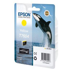 Epson - Cartuccia ink - Giallo - T7604 - C13T76044010 - 25,9ml - immagine 2
