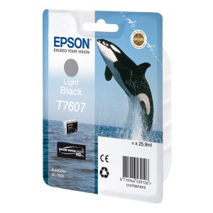 Epson - Cartuccia ink - Nero chiaro - T7607 - C13T76074010 - 25,9ml - immagine 2